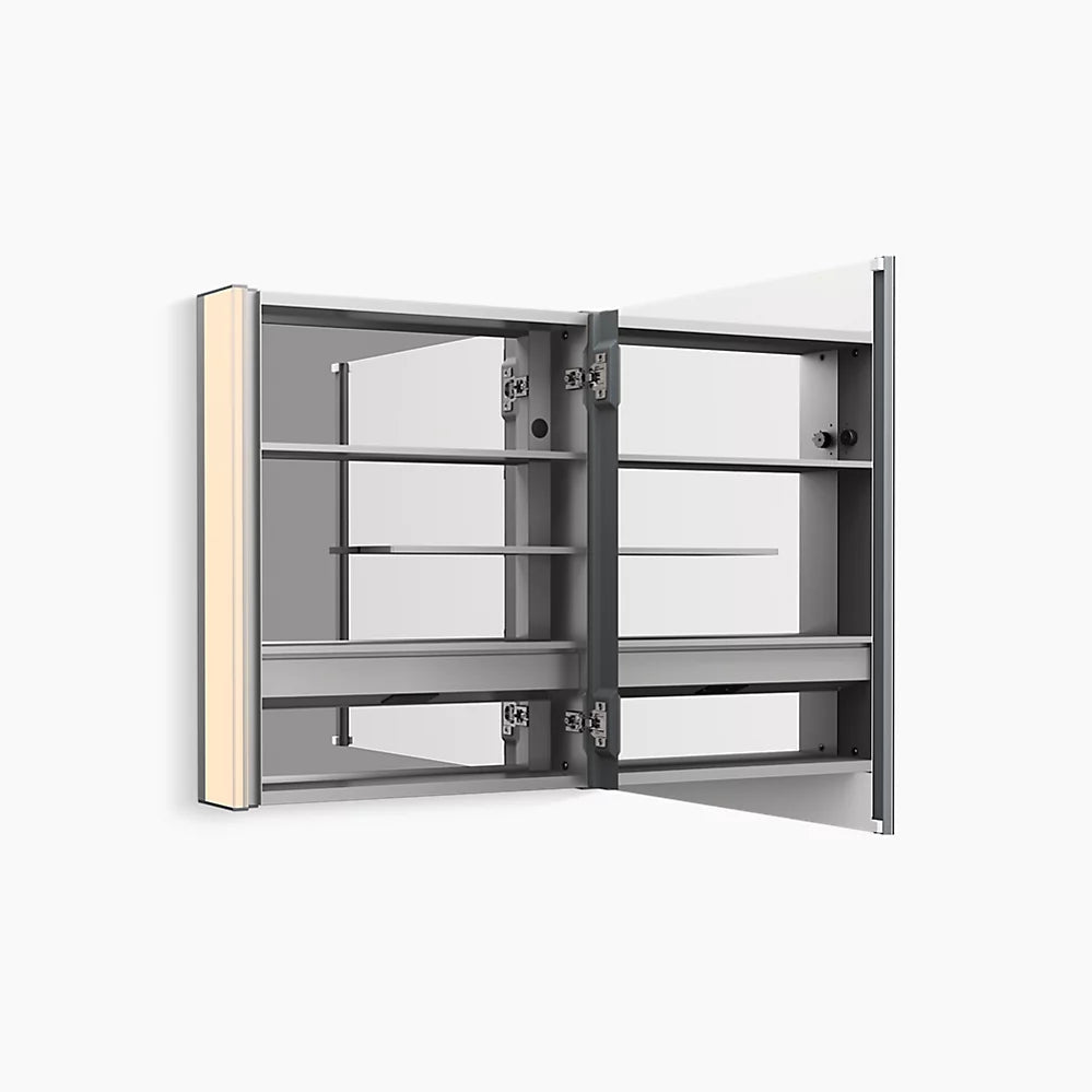 Kohler Maxstow 22" x 24" lighted medicine cabinet K-81145-SLE-DA1 - Plumbing Market