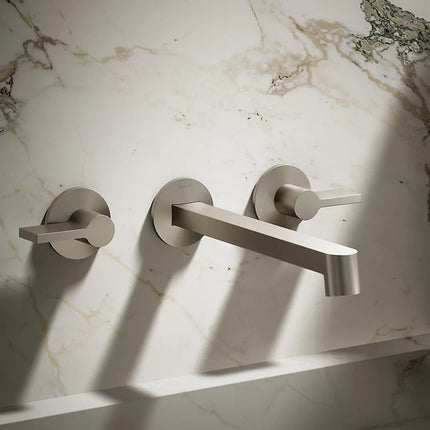 Kohler Components Wall-mount bathroom sink faucet spout with Row design, 1.2 gpm K-T23889-BN - Plumbing Market