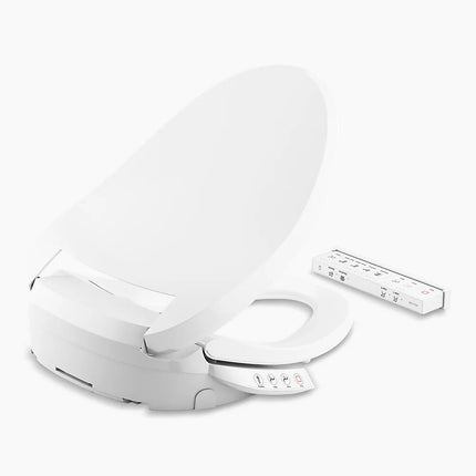 Kohler PureWash E700 Elongated bidet toilet seat with remote control K-27142-CR-0 - Plumbing Market