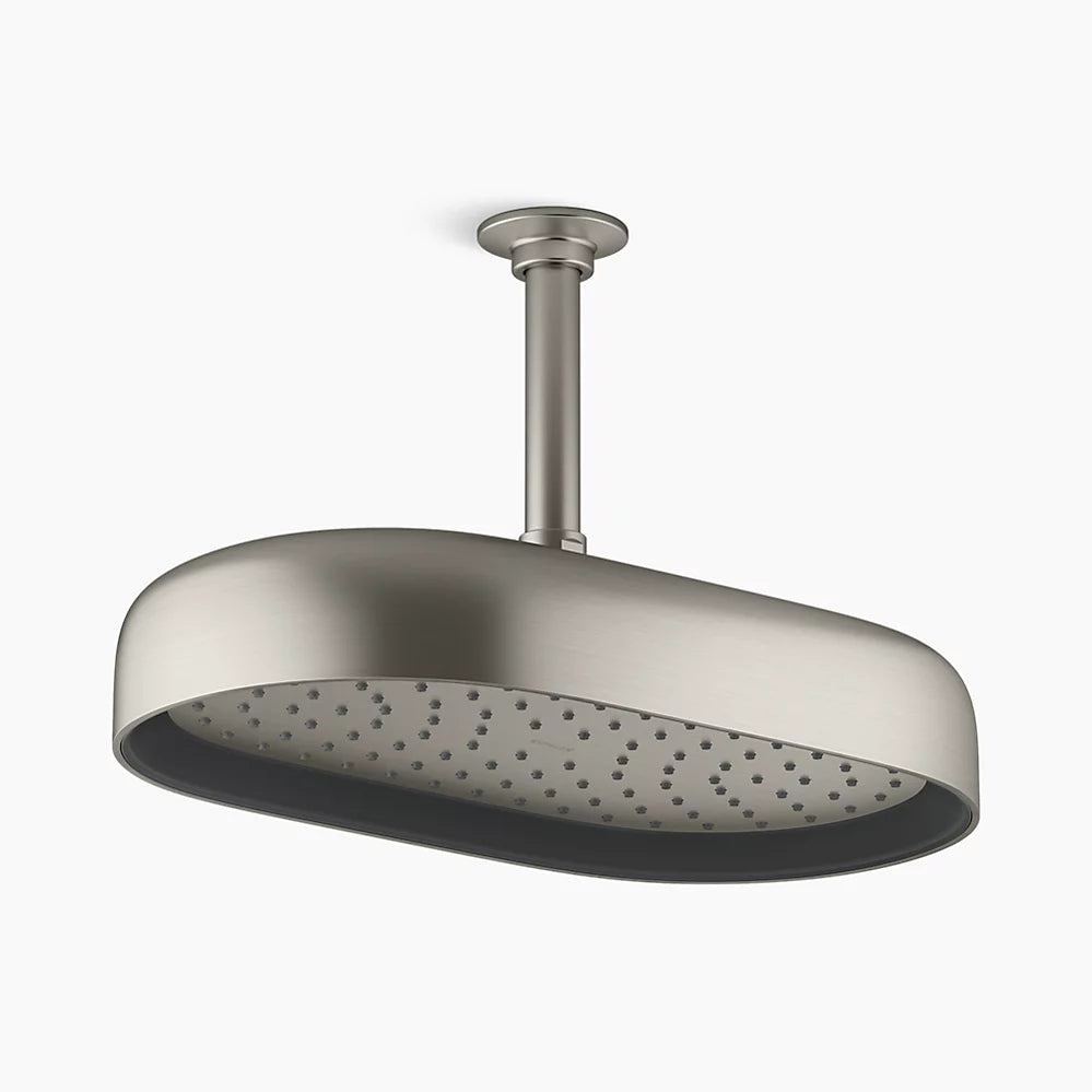 Kohler Statement 1F 14  Oblong Showerhead 26294-BN - Plumbing Market