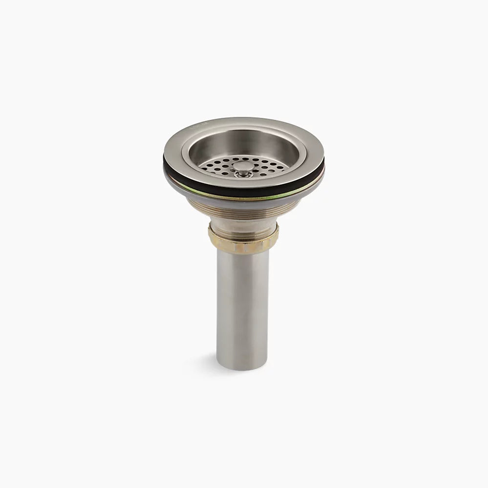 Kohler Duostrainer Sink drain and strainer with tailpiece K-8801-BN - Plumbing Market