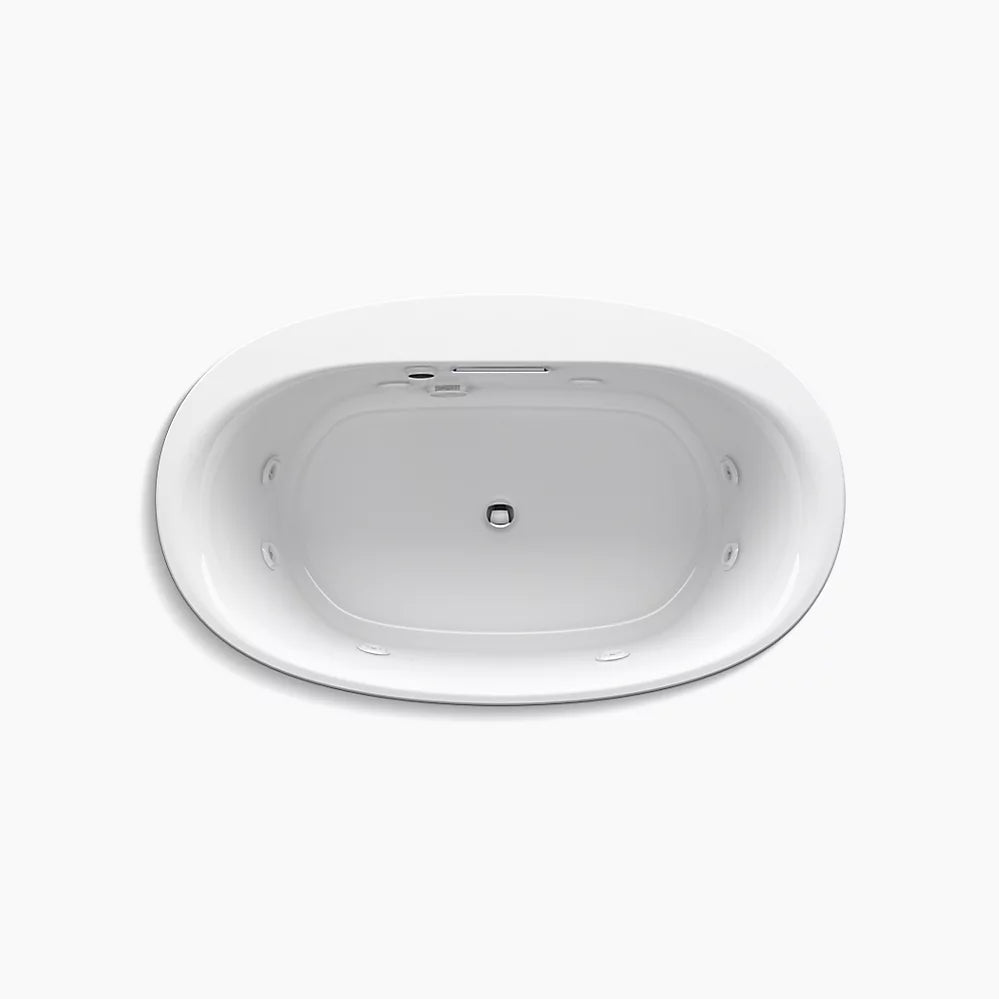 Kohler Underscore 60" x 36" drop-in heated whirlpool bath K-5714-JH-96 - Plumbing Market