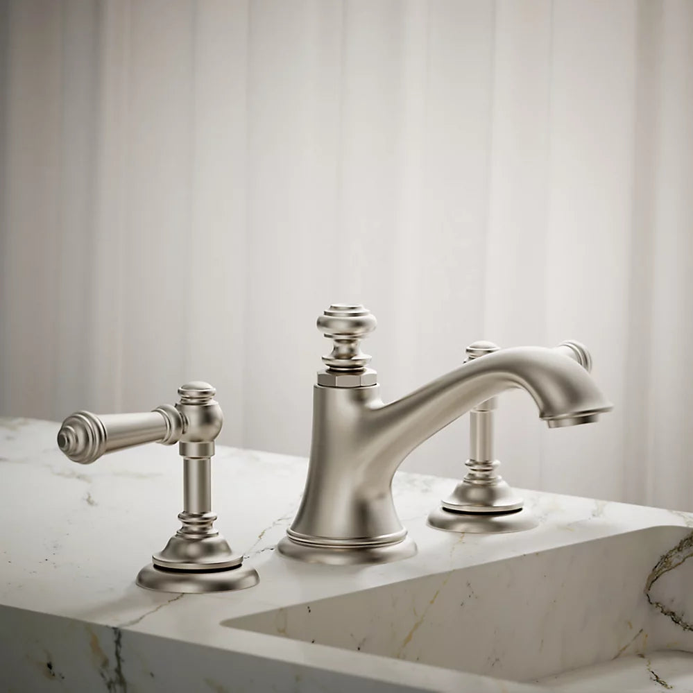 Kohler Artifacts with Bell design Bathroom sink faucet spout with Bell design, 1.2 gpm K-72759-BN - Plumbing Market