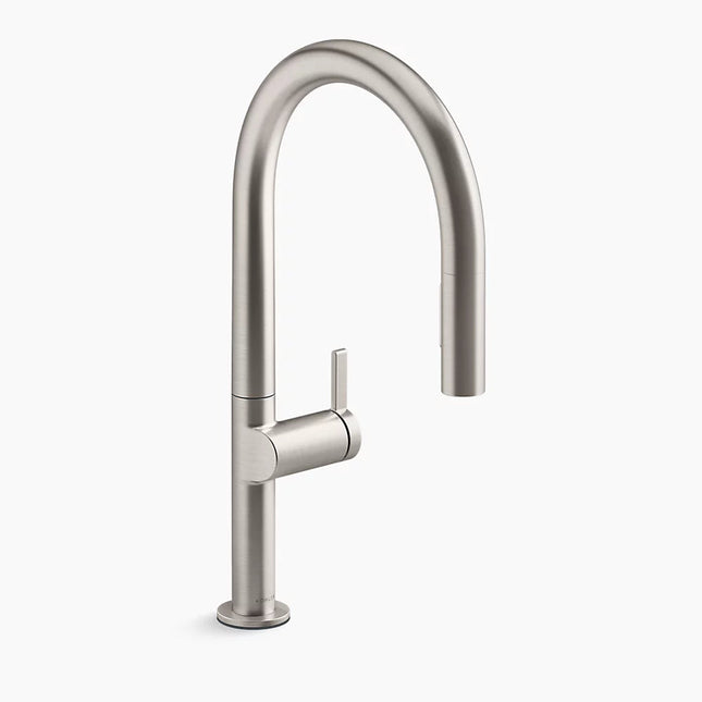 Kohler Components Pull-down kitchen sink faucet with two-function sprayhead K-28268-VS - Plumbing Market