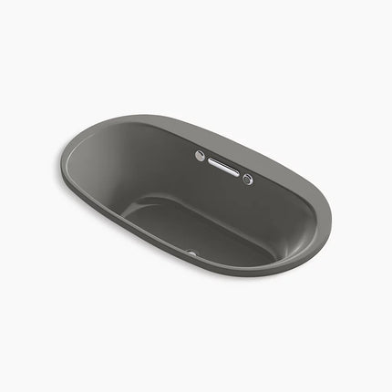 Kohler Underscore 66" x 36" drop-in Heated BubbleMassage air bath with Bask heated surface K-5716-GHW-58 - Plumbing Market