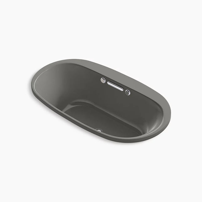 Kohler Underscore 66" x 36" drop-in Heated BubbleMassage air bath with Bask heated surface K-5716-GHW-58 - Plumbing Market