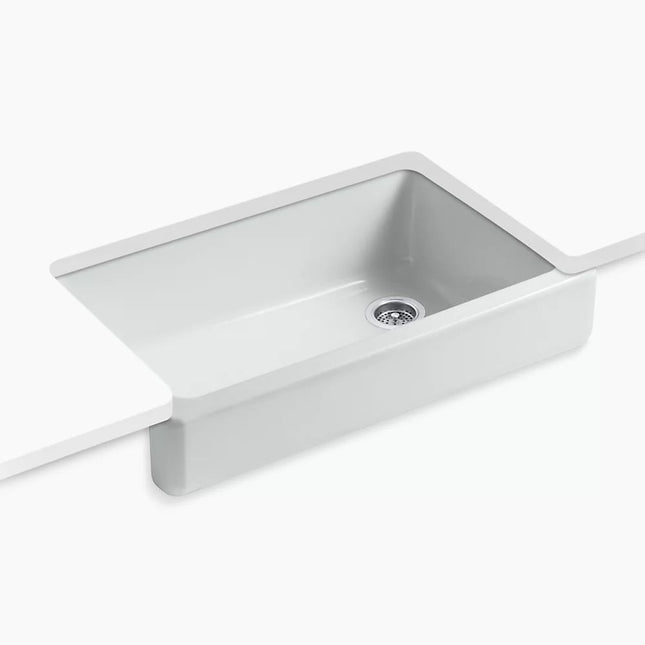 Kohler Whitehaven 35-1/2" undermount single-bowl farmhouse kitchen sink K-6488-95 - Plumbing Market