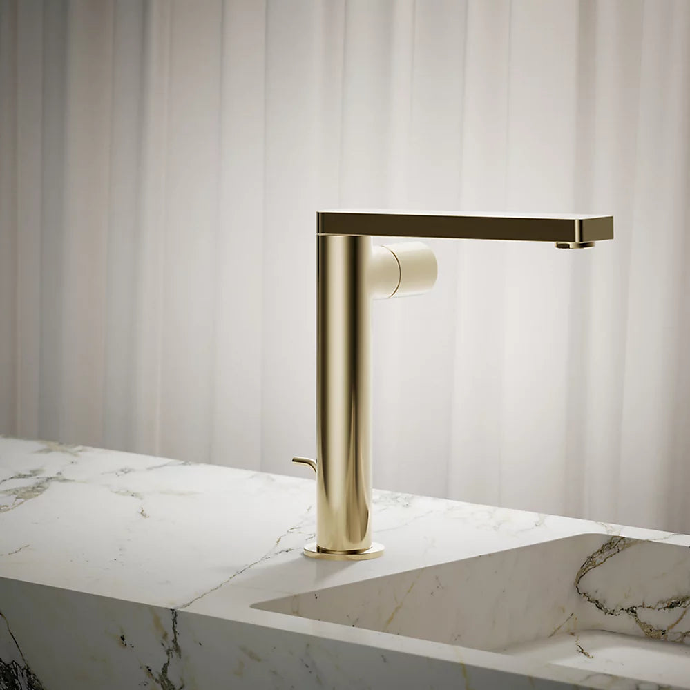 Kohler Composed Tall single-handle bathroom sink faucet with Cylindrical handle, 1.2 gpm K-73159-7-AF - Plumbing Market