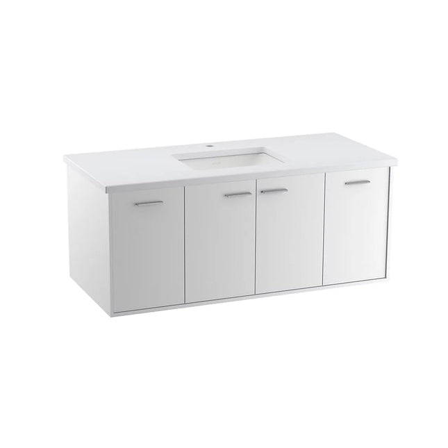 Kohler Jute 48" wall-hung bathroom vanity cabinet K-99544-1WA - Plumbing Market
