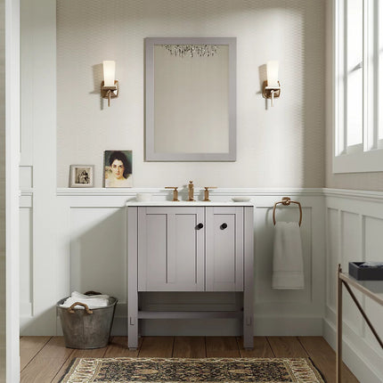 Kohler Tresham 30" bathroom vanity cabinet K-5289-1WT - Plumbing Market