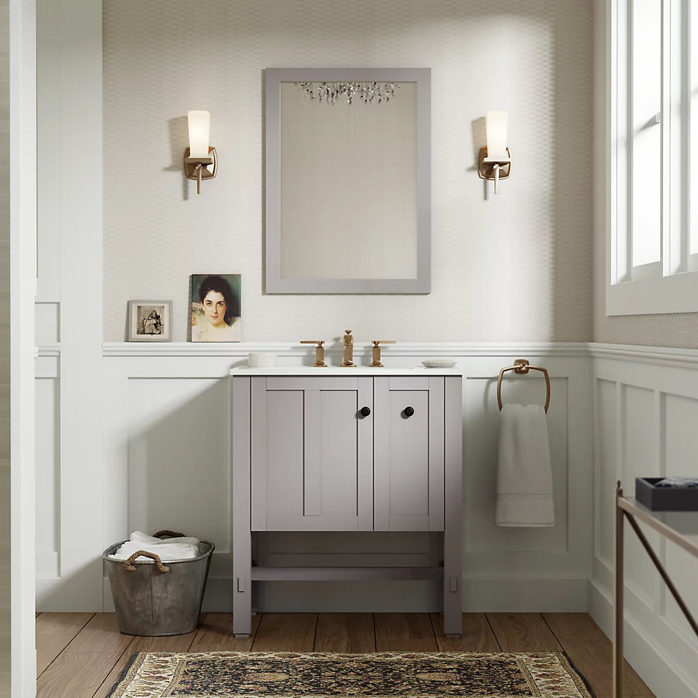 Kohler Tresham 30" bathroom vanity cabinet K-5289-1WT - Plumbing Market