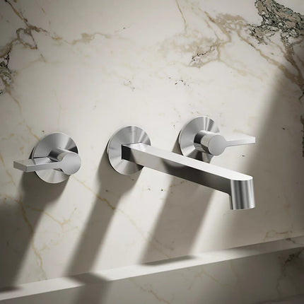 Kohler Components Wall-mount bathroom sink faucet spout with Row design, 1.2 gpm K-T23889-CP - Plumbing Market
