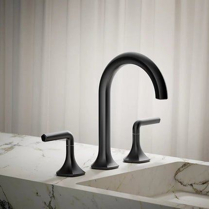 Kohler Occasion Bathroom sink faucet spout with Cane design, 1.2 gpm K-27008-BL - Plumbing Market
