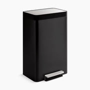 Kohler 13-gallon stainless steel step trash can K-20940-BST - Plumbing Market