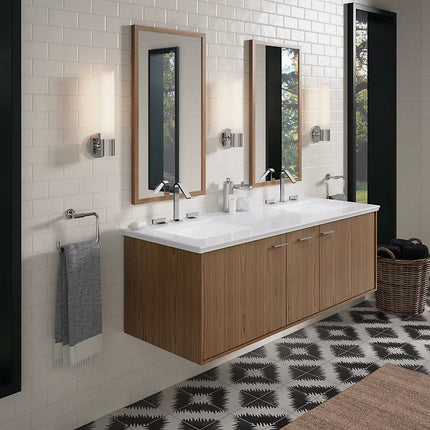 Kohler Jute 60" wall-hung bathroom vanity cabinet K-99548-1WM - Plumbing Market