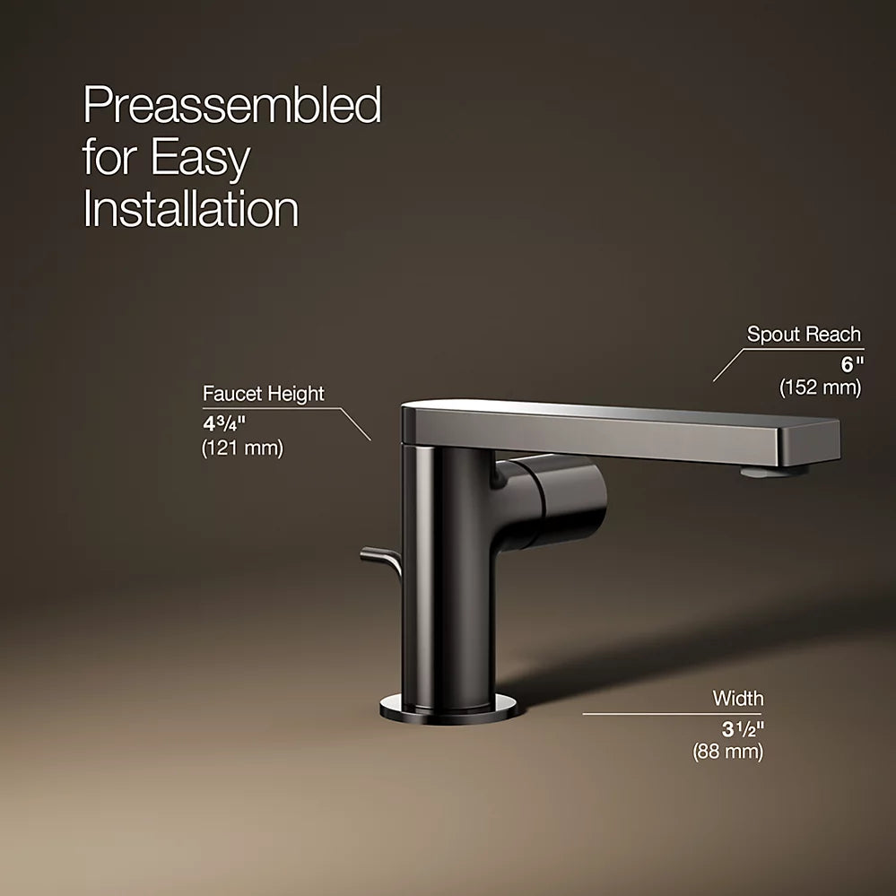 Kohler Composed Single-handle bathroom sink faucet with Cylindrical handle, 1.2 gpm K-73050-7-TT - Plumbing Market