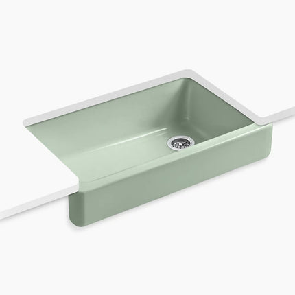 Kohler Whitehaven 35-1/2" undermount single-bowl farmhouse kitchen sink K-6488-42 - Plumbing Market