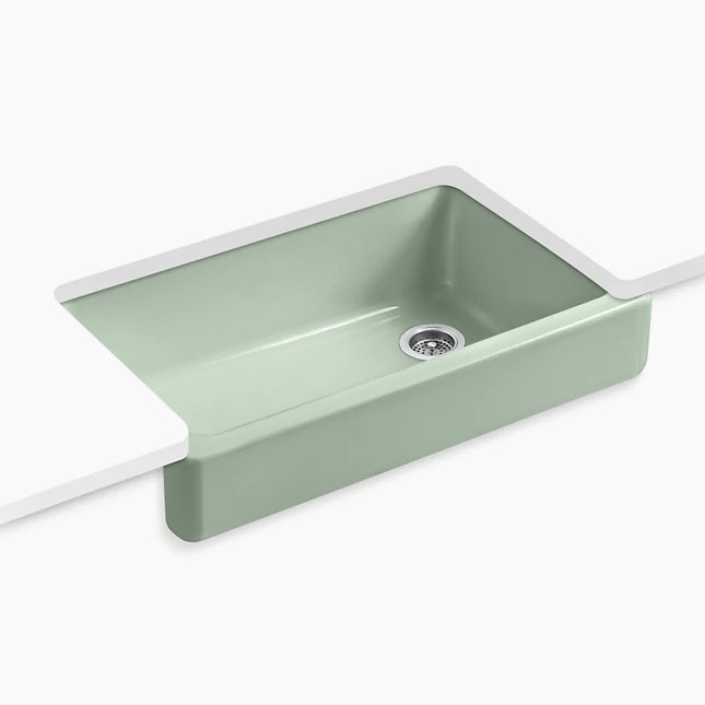 Kohler Whitehaven 35-1/2" undermount single-bowl farmhouse kitchen sink K-6488-42 - Plumbing Market