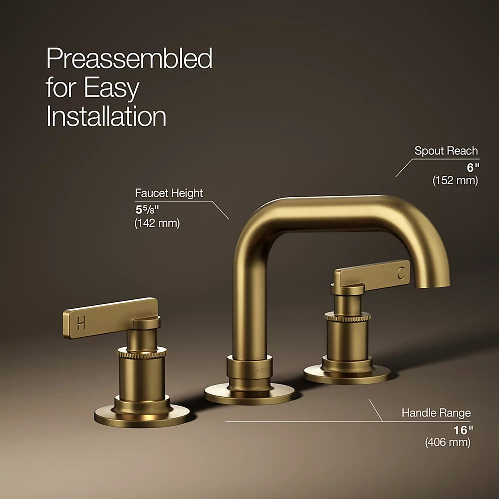 Kohler Castia by Studio McGee Widespread bathroom sink faucet, 1.2 gpm K-35908-4-2MB - Plumbing Market