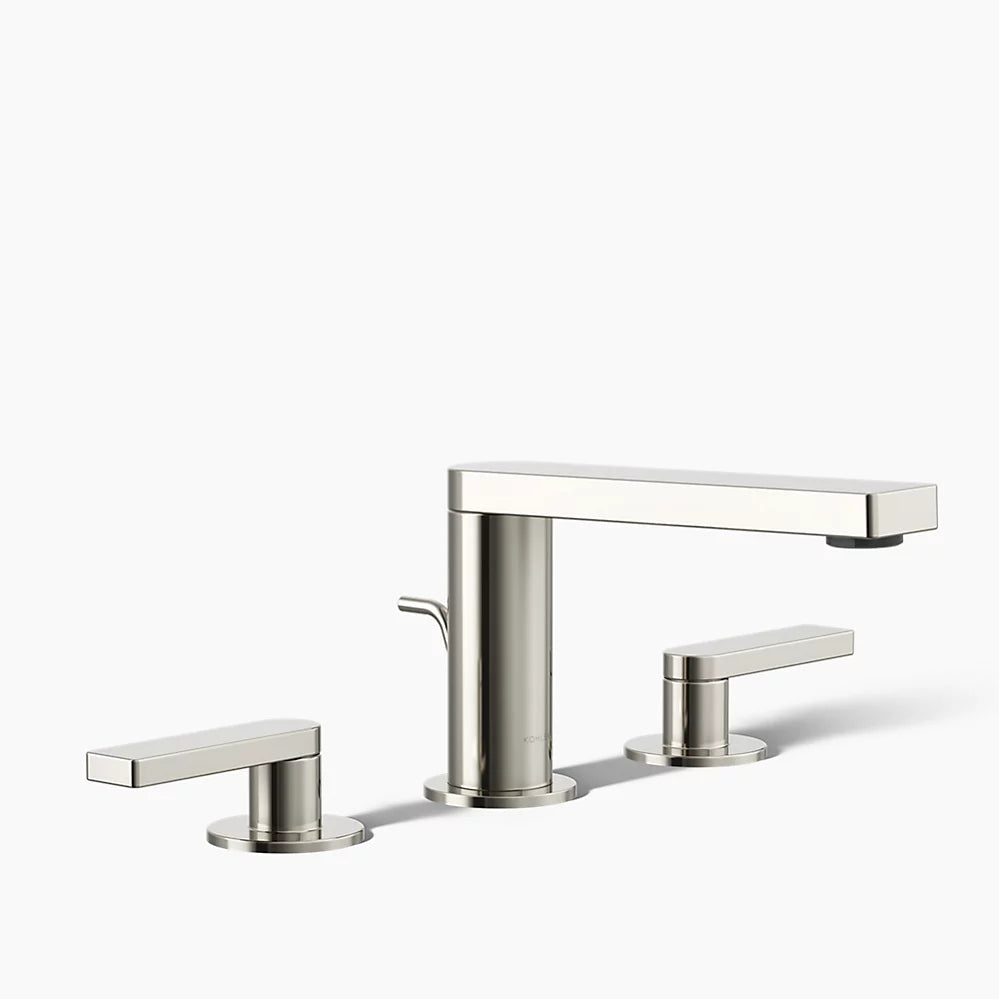 Kohler Composed Widespread bathroom sink faucet with Lever handles, 1.2 gpm K-73060-4-SN - Plumbing Market