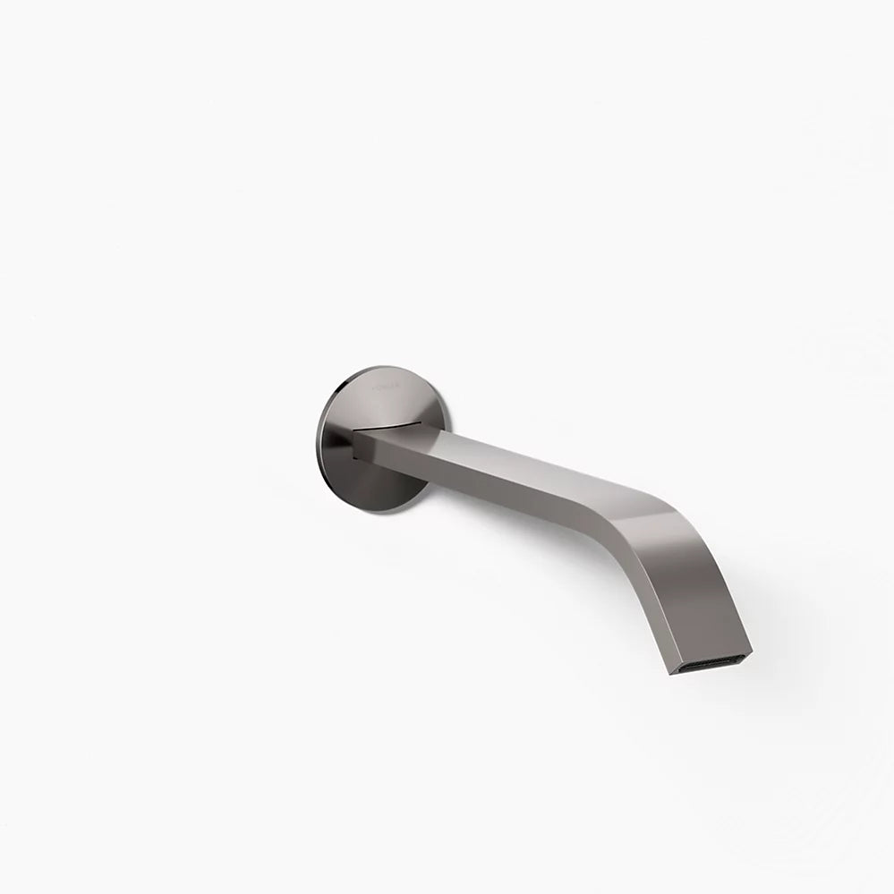 Kohler Components Wall-mount bathroom sink faucet spout with Ribbon design, 1.2 gpm K-T23888-TT - Plumbing Market