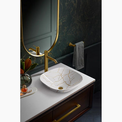 Kohler Aureus Square Semi-Recessed Vessel 28038-AUR-0 - Plumbing Market