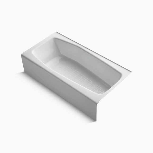 Kohler Villager 60" x 30-1/4" alcove bath, right drain K-716-0 - Plumbing Market