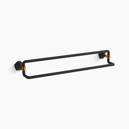 Kohler Occasion 24" double towel bar K-27062-BMB - Plumbing Market