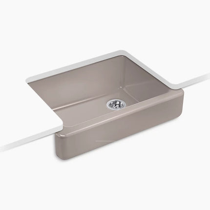 Kohler Whitehaven 29-1/2" undermount single-bowl farmhouse kitchen sink K-6486-TRF - Plumbing Market