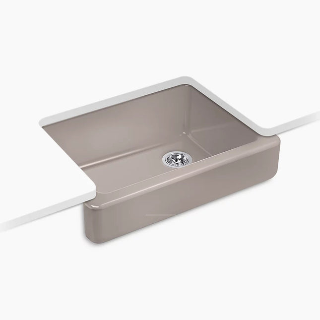 Kohler Whitehaven 29-1/2" undermount single-bowl farmhouse kitchen sink K-6486-TRF - Plumbing Market
