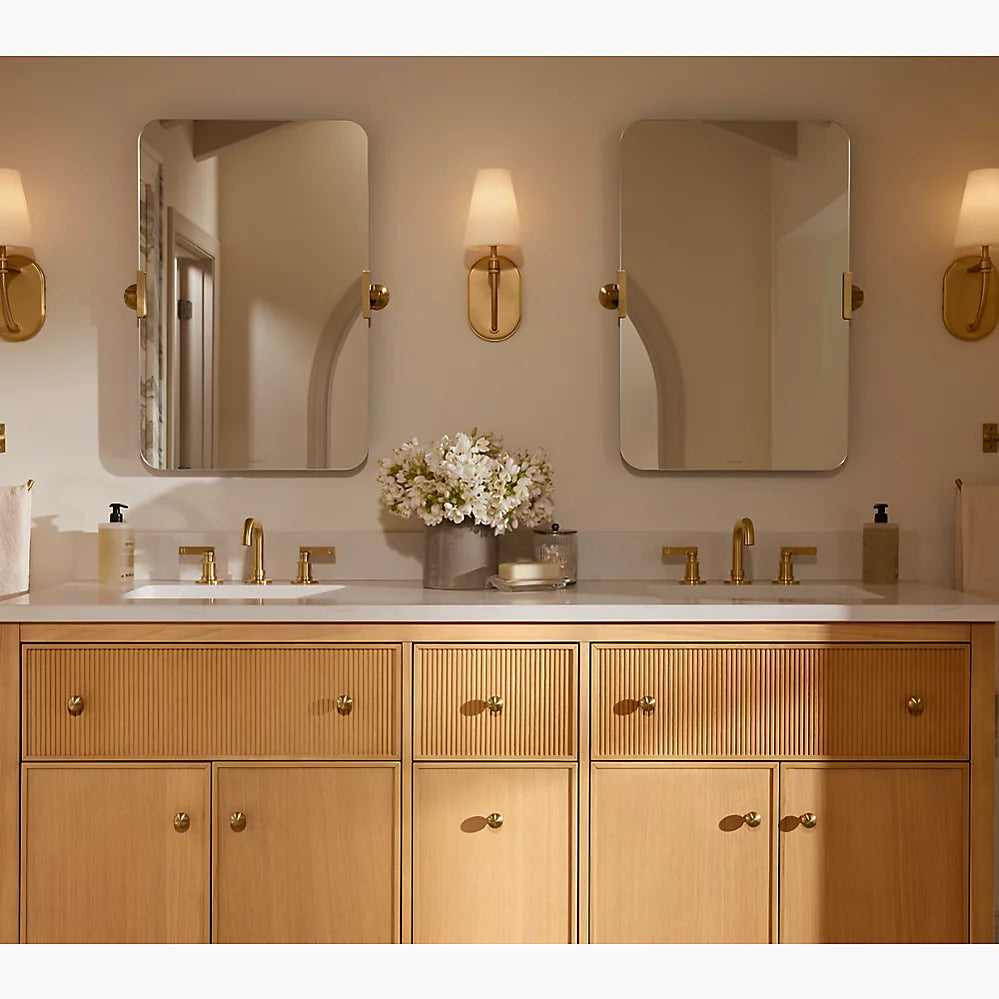 Kohler Castia by Studio McGee 20" x 30" rectangular mirror K-34969-BL - Plumbing Market