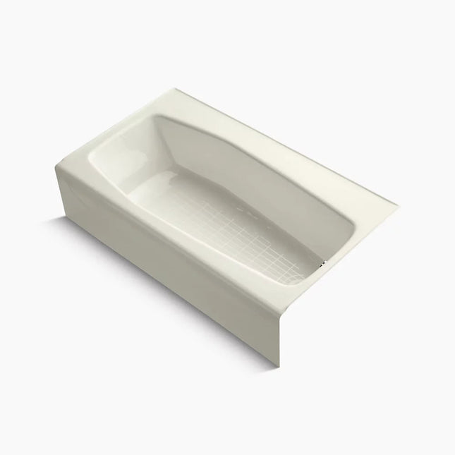 Kohler Villager 60" x 34-1/4" alcove bath, right drain K-714-96 - Plumbing Market