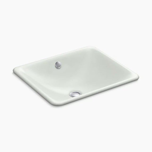 Kohler Iron Plains 18-1/2" rectangular drop-in/undermount bathroom sink K-5400-FF - Plumbing Market