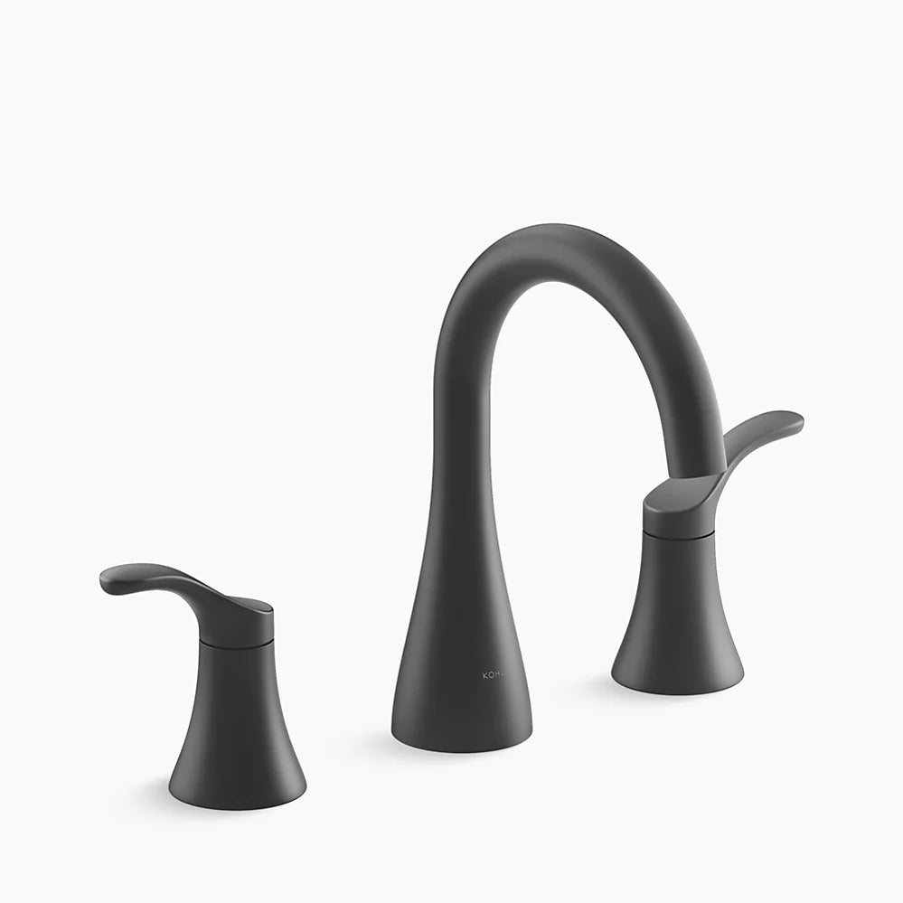 Kohler Simplice Widespread bathroom sink faucet, 0.5 gpm K-27390-4N-BL - Plumbing Market