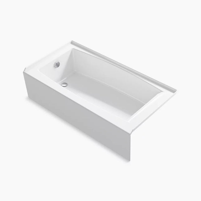 Kohler Entity 60" x 30" alcove bath, left drain K-26109-LA-0 - Plumbing Market