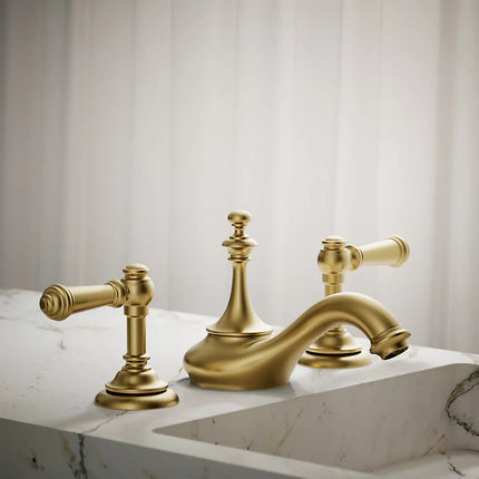 Kohler Artifacts with Tea design Bathroom sink faucet spout with Tea design, 1.2 gpm K-72758-2MB - Plumbing Market