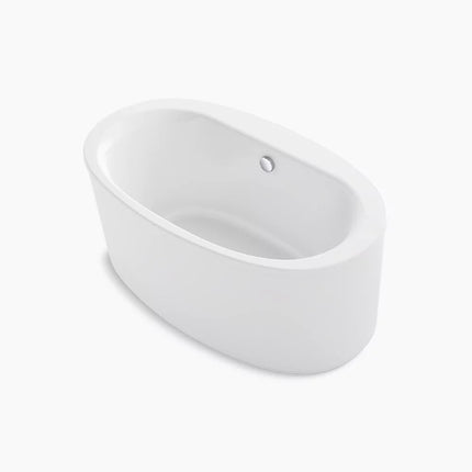 Kohler Sunstruck 60" x 34" freestanding bath with straight shroud K-24001-0 - Plumbing Market