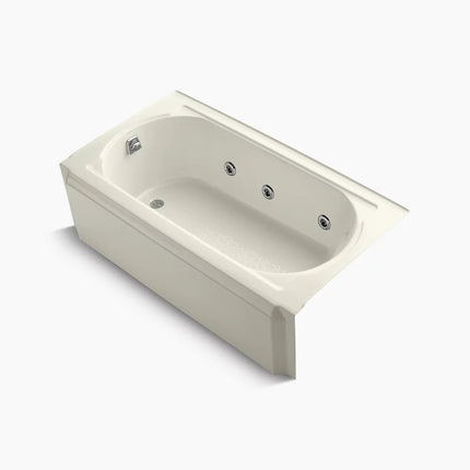 Kohler Memoirs 60" x 33-3/4" alcove heated whirlpool, left drain K-723-H2-96 - Plumbing Market