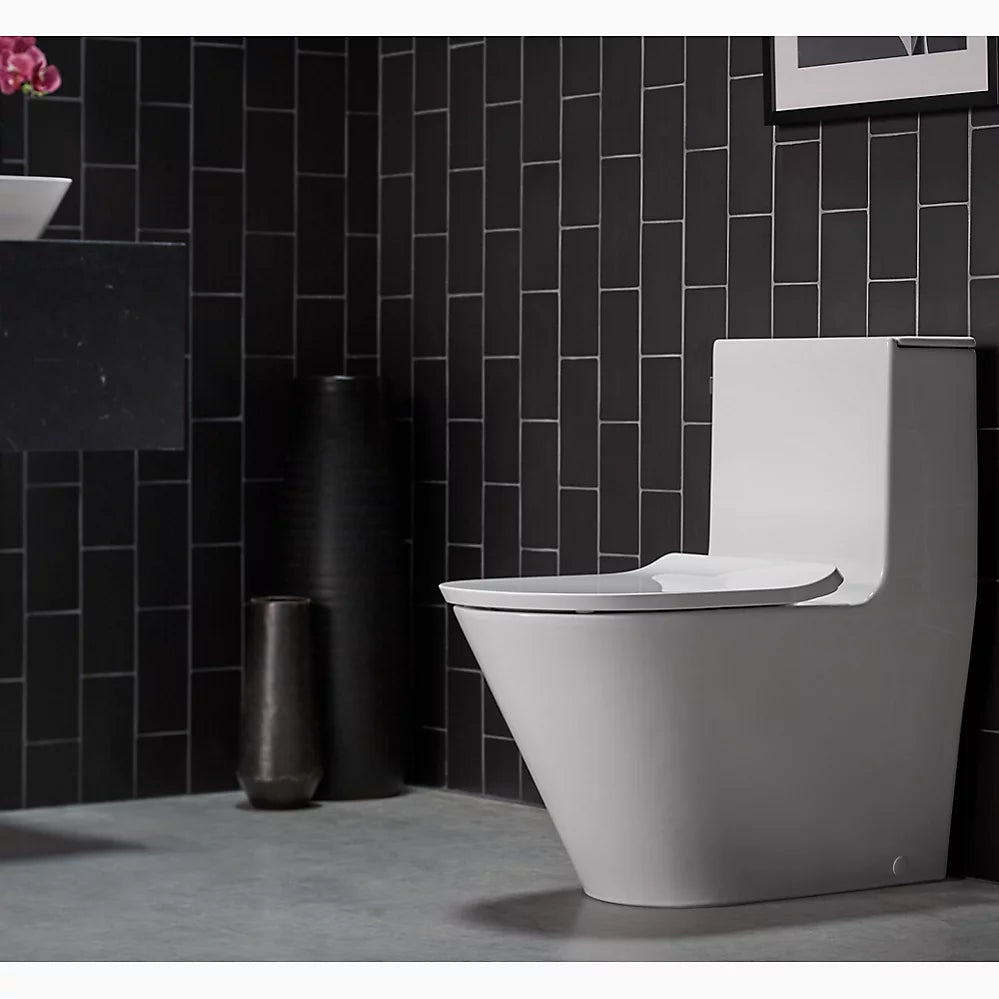 Kohler Brazn One Piece Compact Elongated Skirted Toilet Dual Flush 22378-0 - Plumbing Market