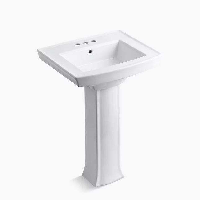 Kohler Archer Pedestal Lav, 4 Cc 2359-4-0 - Plumbing Market