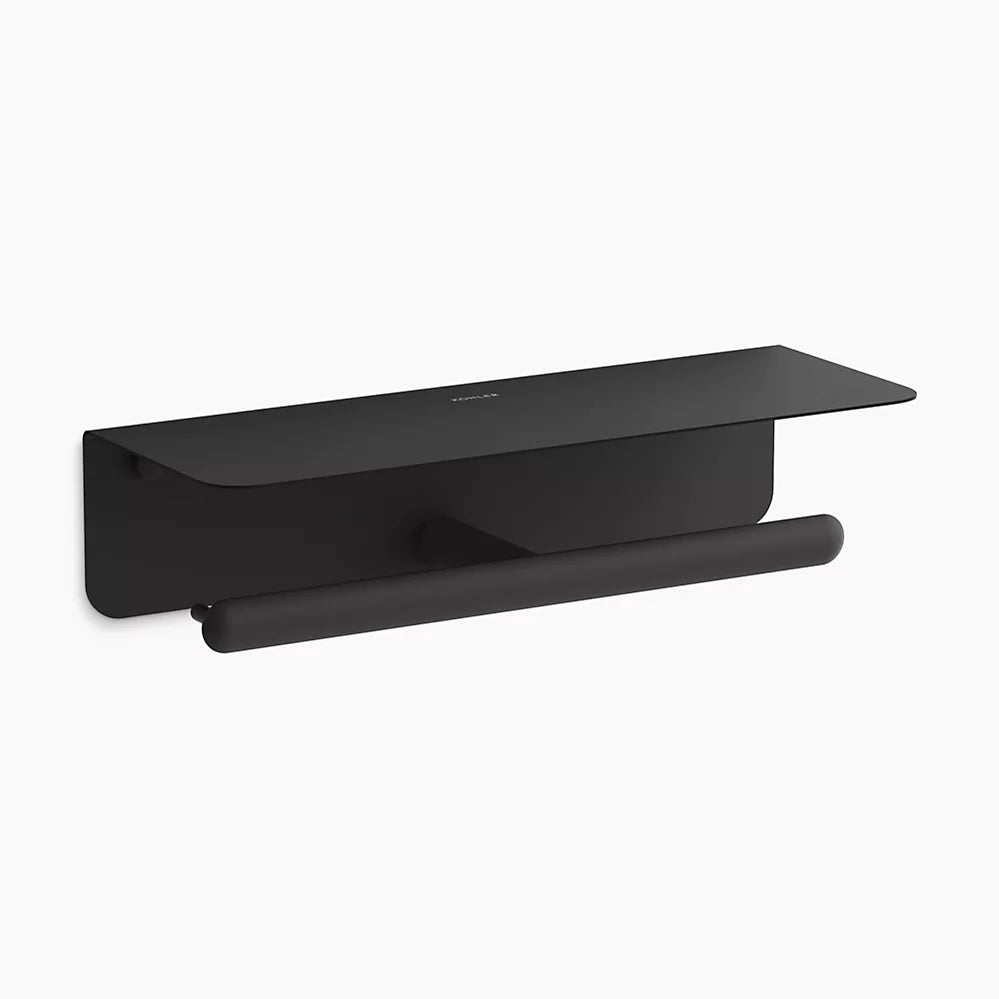 Kohler Kumin Covered double toilet paper holder K-29224-BL - Plumbing Market