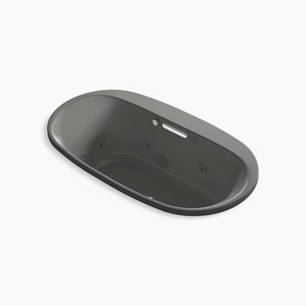 Kohler Underscore 65-1/2" x 35-3/4" drop-in Heated BubbleMassage air bath with whirlpool K-5716-XHGH-58 - Plumbing Market