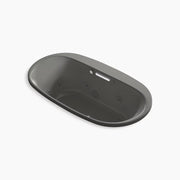 Kohler Underscore 65-1/2" x 35-3/4" drop-in Heated BubbleMassage air bath with whirlpool K-5716-XHGH-58 - Plumbing Market