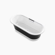 Kohler Volute 63" x 28-3/8" freestanding bath with base K-29326-P5B0-0 - Plumbing Market