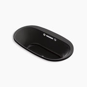 Kohler Underscore 66" x 36" drop-in Heated BubbleMassage air bath with Bask heated surface K-5716-GHW-7 - Plumbing Market