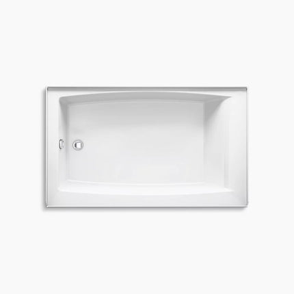 Kohler Entity 60" x 36" alcove bath with left drain K-26107-LA-0 - Plumbing Market