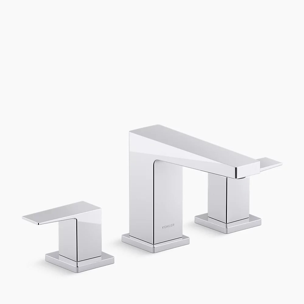 Kohler Honesty Widespread bathroom sink faucet, 0.5 gpm K-24857-4-CP - Plumbing Market