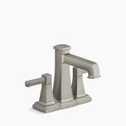 Kohler Riff Centerset bathroom sink faucet, 1.2 gpm K-27398-4-BN - Plumbing Market