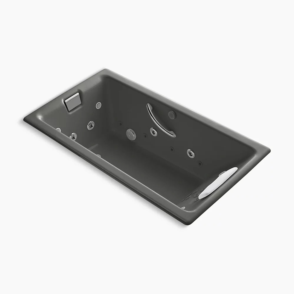 Kohler Tea-for-Two 66" x 36" drop-in Effervescence whirlpool bath K-856-V-58 - Plumbing Market