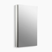 Kohler Catalan 20-1/8" W x 36-1/8" H aluminum single-door medicine cabinet with 170 degree hinge K-2939-PG-SAA - Plumbing Market